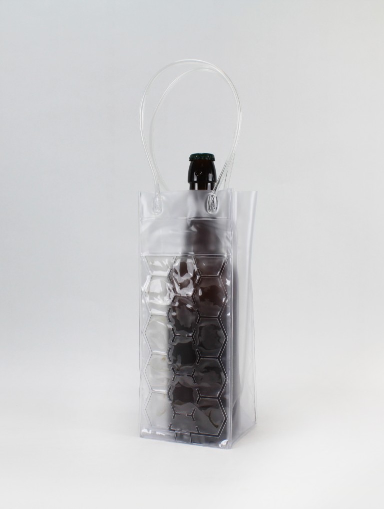 Sac bouteille rafraîchissant - PVC transparent